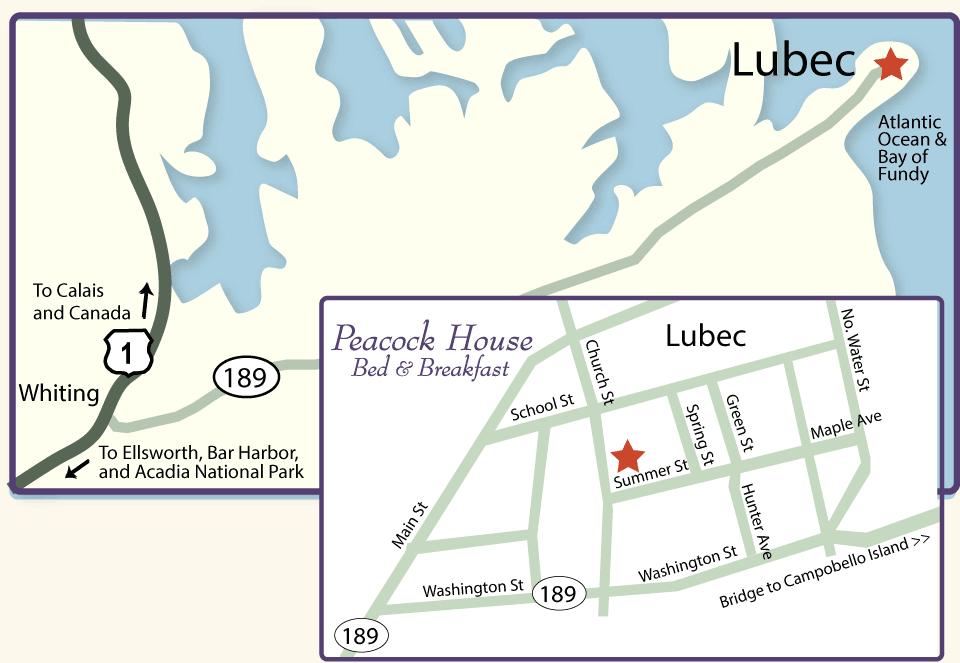 Map of Peacock House location